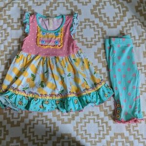 Matilda Jane Lemon Top and Cropped Legging